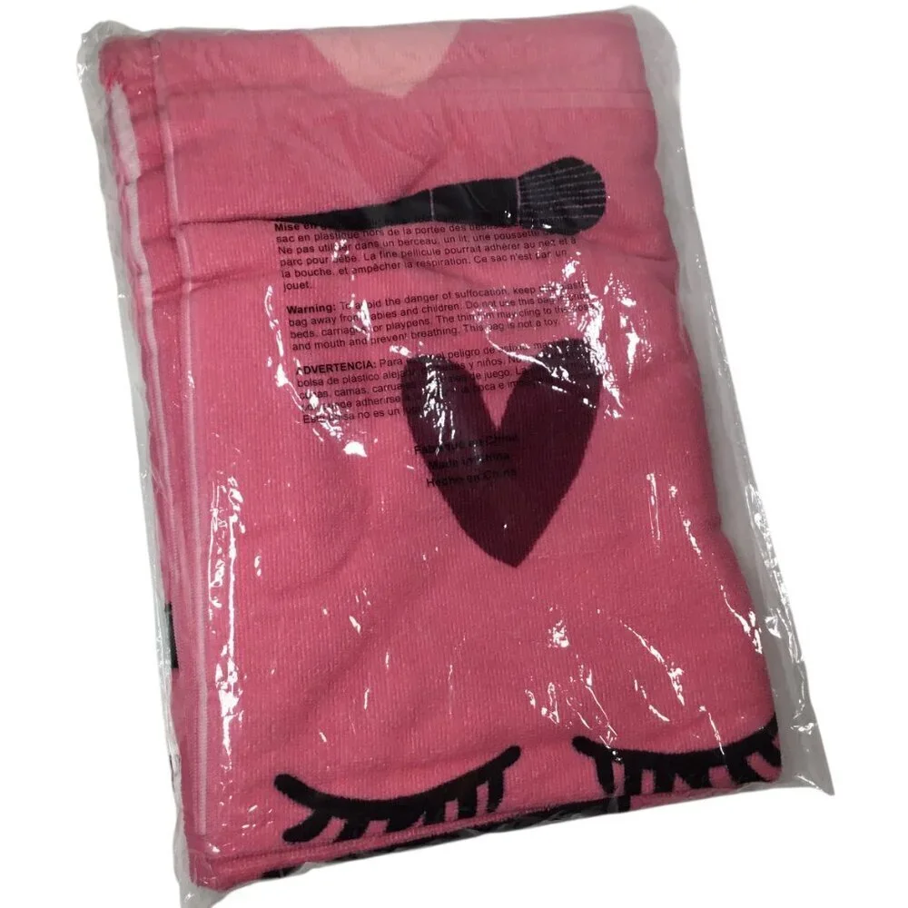 Mary Kay Special Edition Beach Towel 30in x 60 NEW Factory Seal Pink Hearts